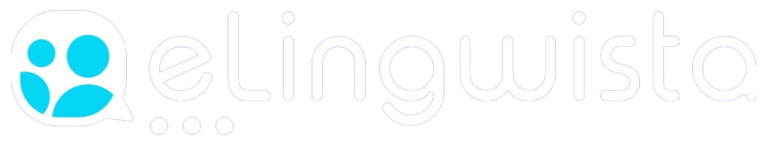 Logo eLingwista white